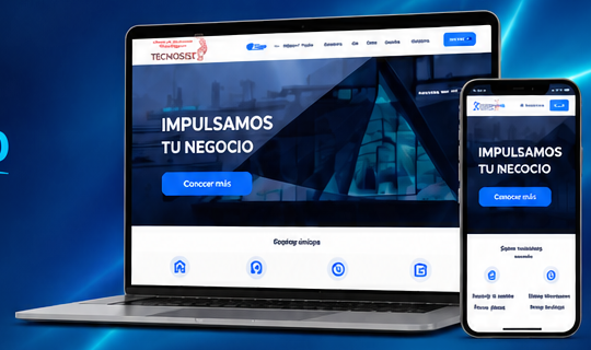 Sitio Tecnosist en computador y celular